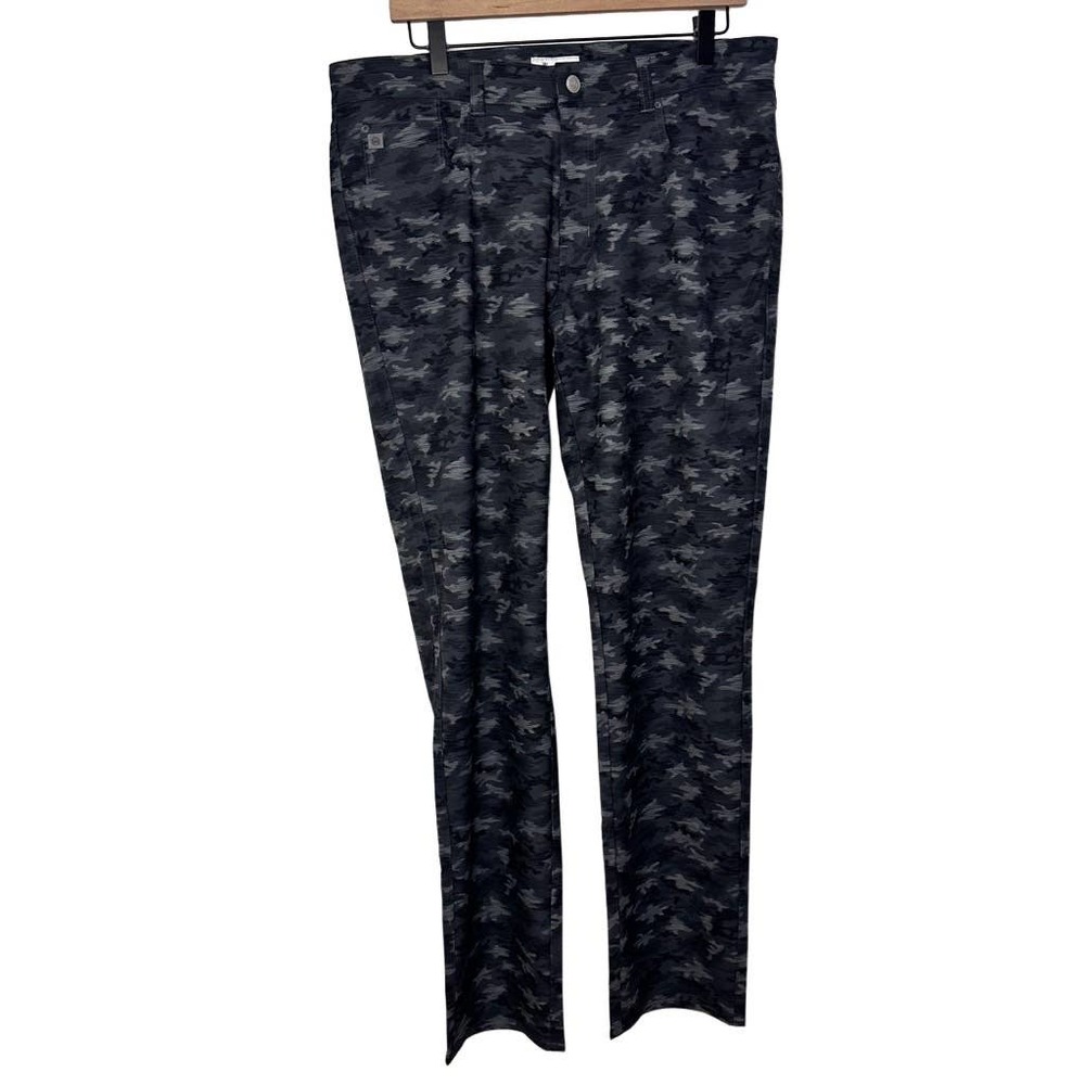 Peter Millar Crown Sport EB66 Performance Stretch 34x32 Iron Grey Camo Pants